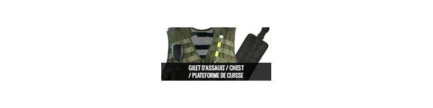 Gilet d'assaut/ Chest/ Plateforme de cuisse